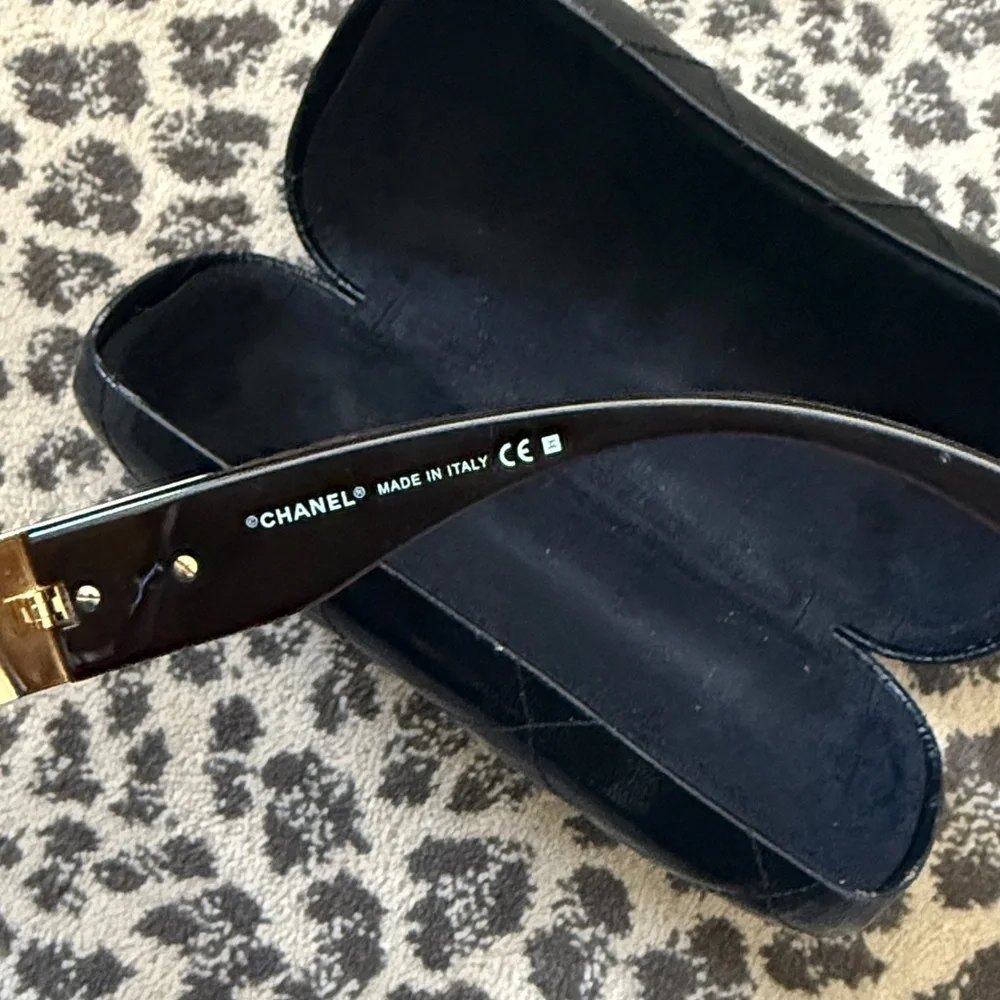 Chanel Gold Aviator Sunglasses - Picture 7 of 8